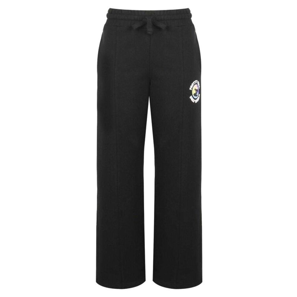 Pretty Boy Ugly World Womens/Ladies Cotton Logo Standard Joggers / Black